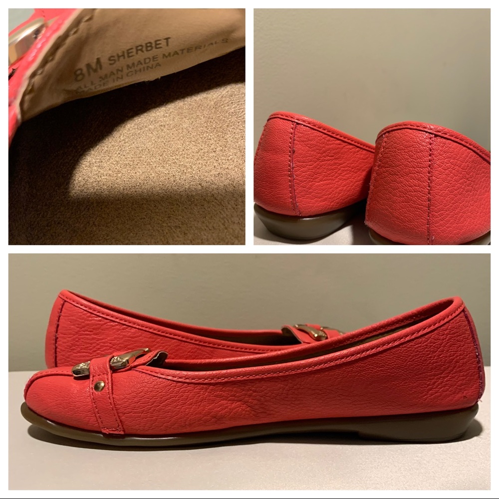 Aerosoles “Stitch&Turn Technology” Coral/Samon